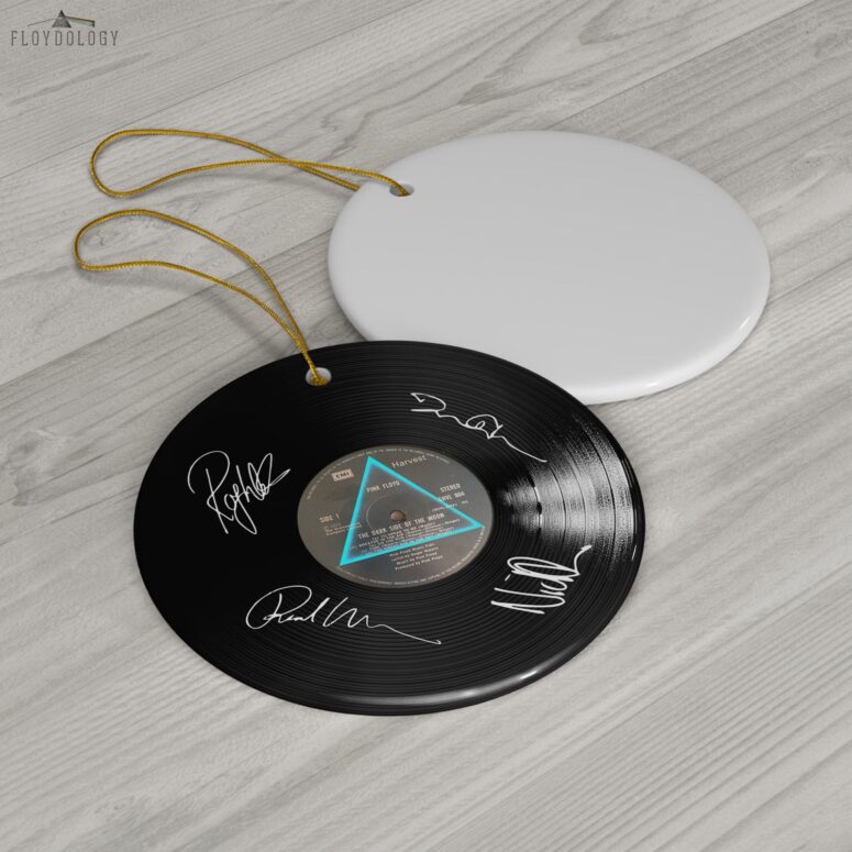 Dark Side of The Moon Pink Floyd Vinyl Disk Ceramic Ornament Dark Side of The Moon Pink Floyd Vinyl Disk Ceramic Ornament
