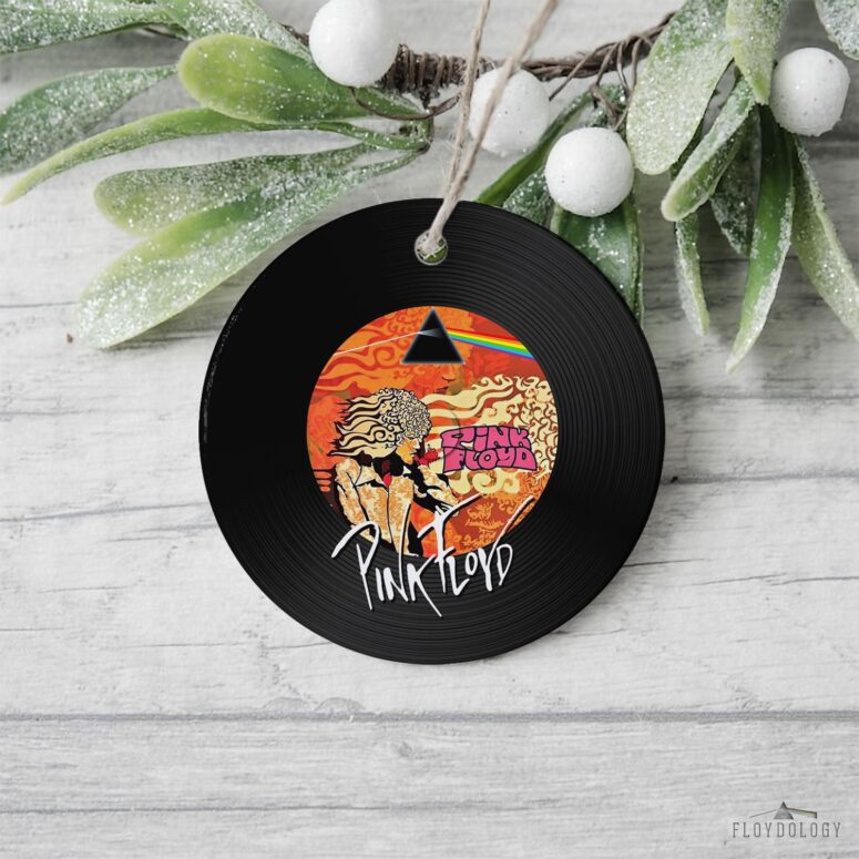 Early Tracks 1967 Pink Floyd Vinyl Disk Ceramic Ornament