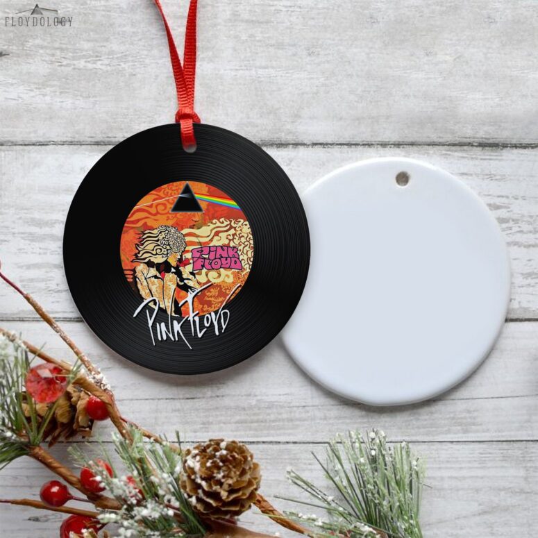 Early Tracks 1967 Pink Floyd Vinyl Disk Ceramic Ornament