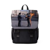 HandShake Wish You Were Here  Pink Floyd Black Shoulder Backpack