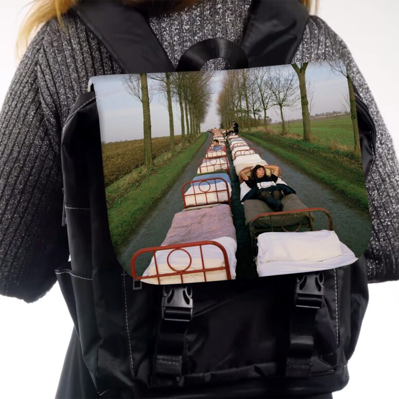 Pink Floyd Rock A Resting Pose Black Shoulder Backpack