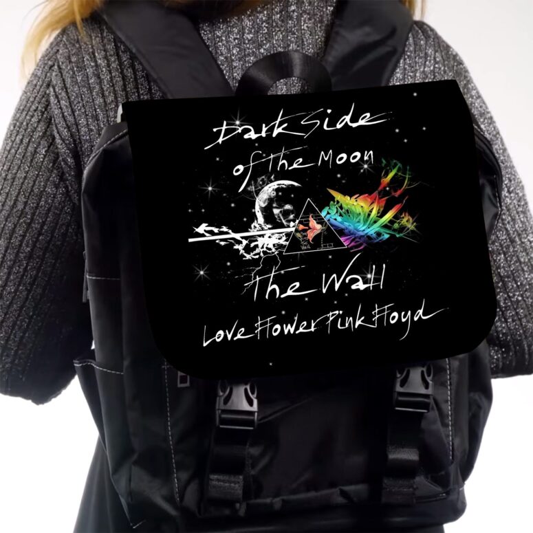 All in all youre just another brick  Pink Floyd Black Shoulder Backpack