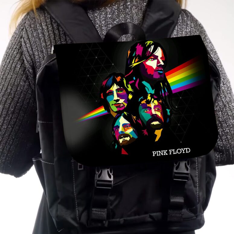 All you touch and all you see pink floyd lyrics Black Shoulder Backpack