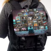 Left2d Backpack Golden Dark Side Of The Moon - OtherBrick