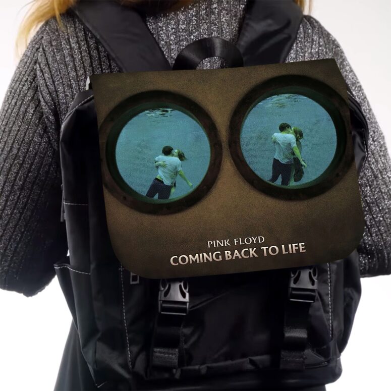 Coming Back To Life Pink Floyd Black Shoulder Backpack