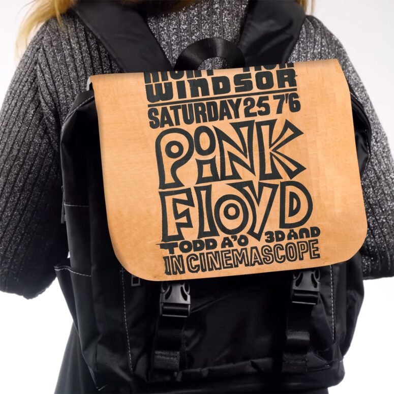 Concert Pink Floyd Poster For Ricky tick Club Windsor 1967 Pink Floyd Black Shoulder Backpack Concert Pink Floyd Poster For Ricky tick Club Windsor 1967 Pink Floyd Black Shoulder Backpack