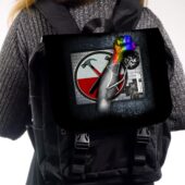 Left2d Backpack Golden Dark Side Of The Moon - OtherBrick