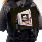 Left2d Backpack Golden Dark Side Of The Moon - OtherBrick