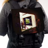 Left2d Backpack Golden Dark Side Of The Moon - OtherBrick