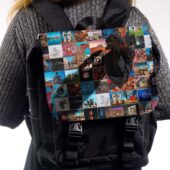 Left2d Backpack Golden Dark Side Of The Moon - OtherBrick