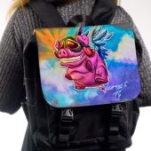 Left2d Backpack Golden Dark Side Of The Moon - OtherBrick