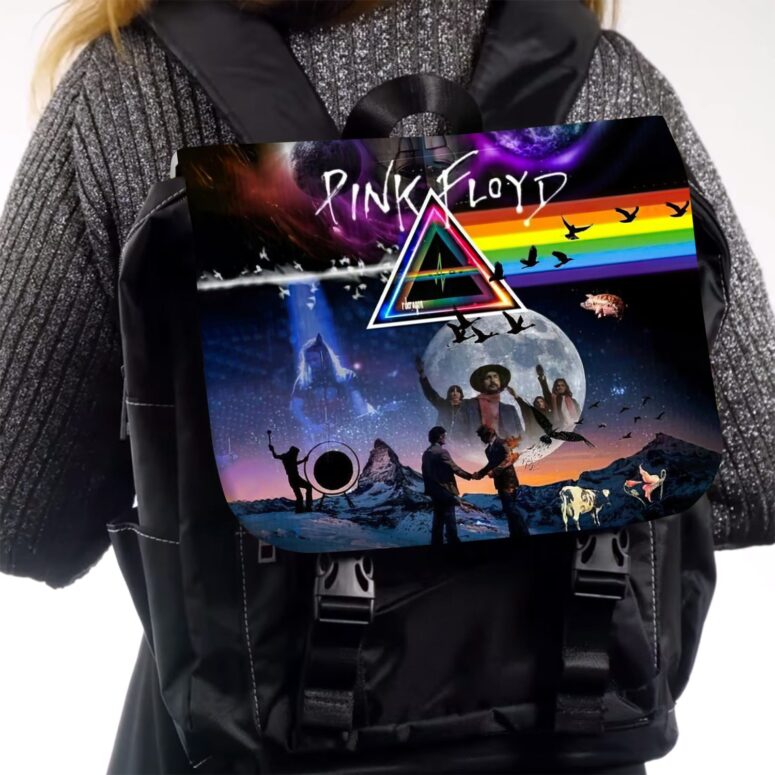 Legends forever  Pink Floyd Black Shoulder Backpack