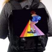 Left2d Backpack Golden Dark Side Of The Moon - OtherBrick
