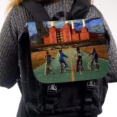 Left2d Backpack Golden Dark Side Of The Moon - OtherBrick