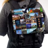 Left2d Backpack Golden Dark Side Of The Moon - OtherBrick
