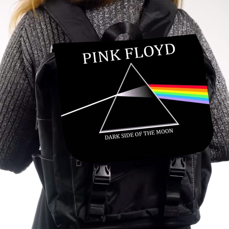 Pink Floyd Dark Side Of The Moon Black Shoulder Backpack