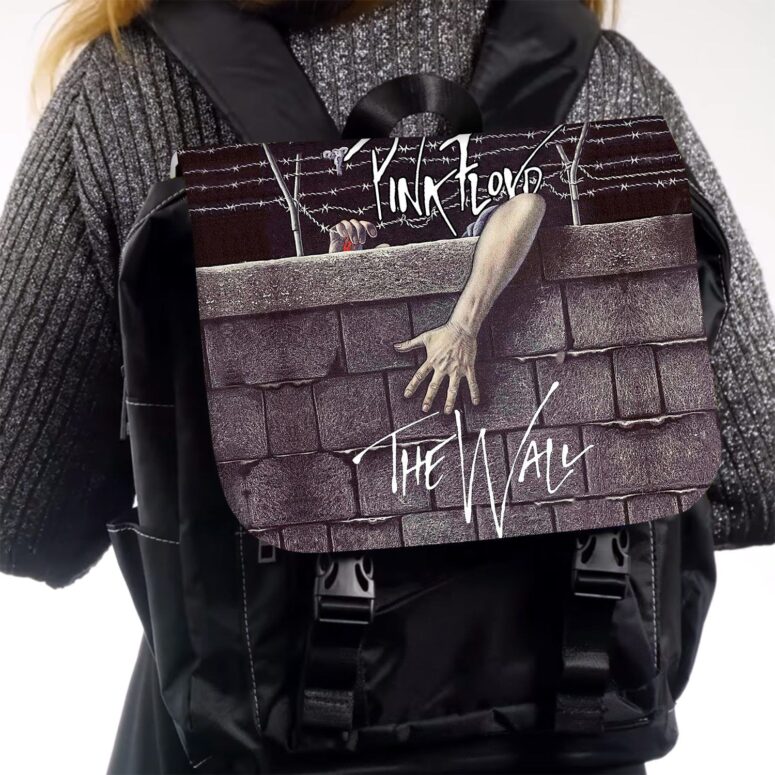 Pink Floyd Escape from The Wall Black Shoulder Backpack
