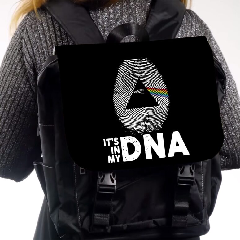 Pink Floyd in My DNA Black Shoulder Backpack