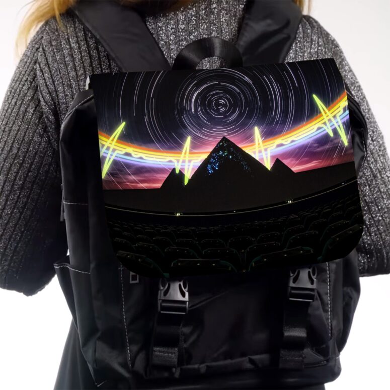 Pink Floyd is The Dark Side Of The Moon Planetarium Black Shoulder Backpack Pink Floyd is The Dark Side Of The Moon Planetarium Black Shoulder Backpack