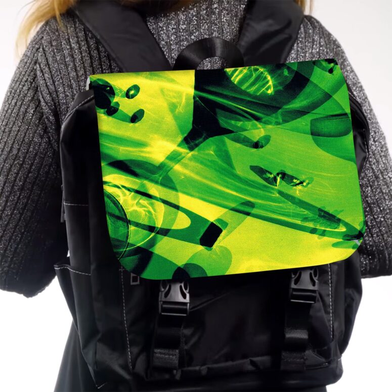 The Dark Side Of The Moon CD 1993 Pink Floyd Black Shoulder Backpack The Dark Side Of The Moon CD 1993 Pink Floyd Black Shoulder Backpack