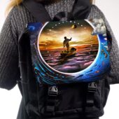 Left2d Backpack Golden Dark Side Of The Moon - OtherBrick