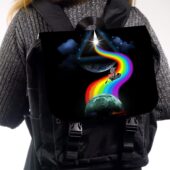 Left2d Backpack Golden Dark Side Of The Moon - OtherBrick
