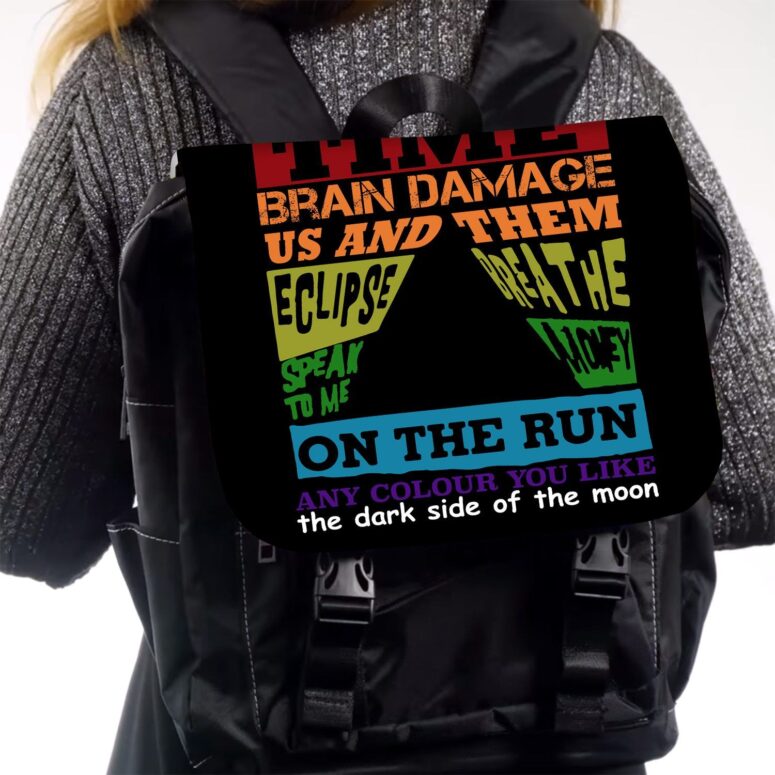 The Great gig in the Sky  Pink Floyd Black Shoulder Backpack