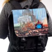 Left2d Backpack Golden Dark Side Of The Moon - OtherBrick