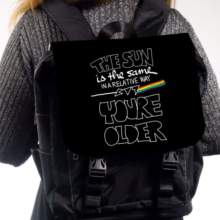 The Sun Is The Same In A Relative Way  Pink Floyd Black Shoulder Backpack