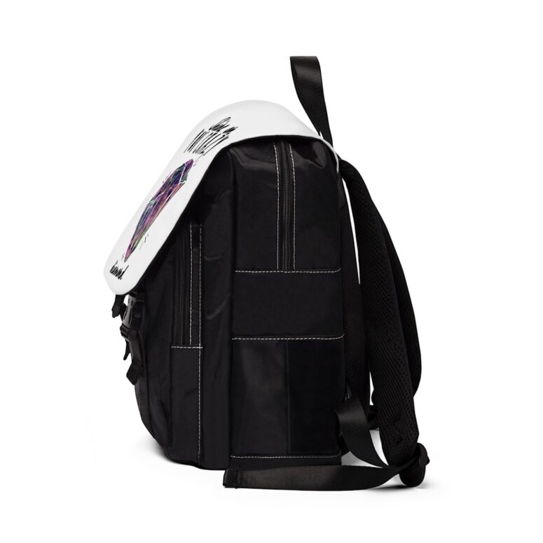 Crazy Diamon  Pink Floyd Black Shoulder Backpack