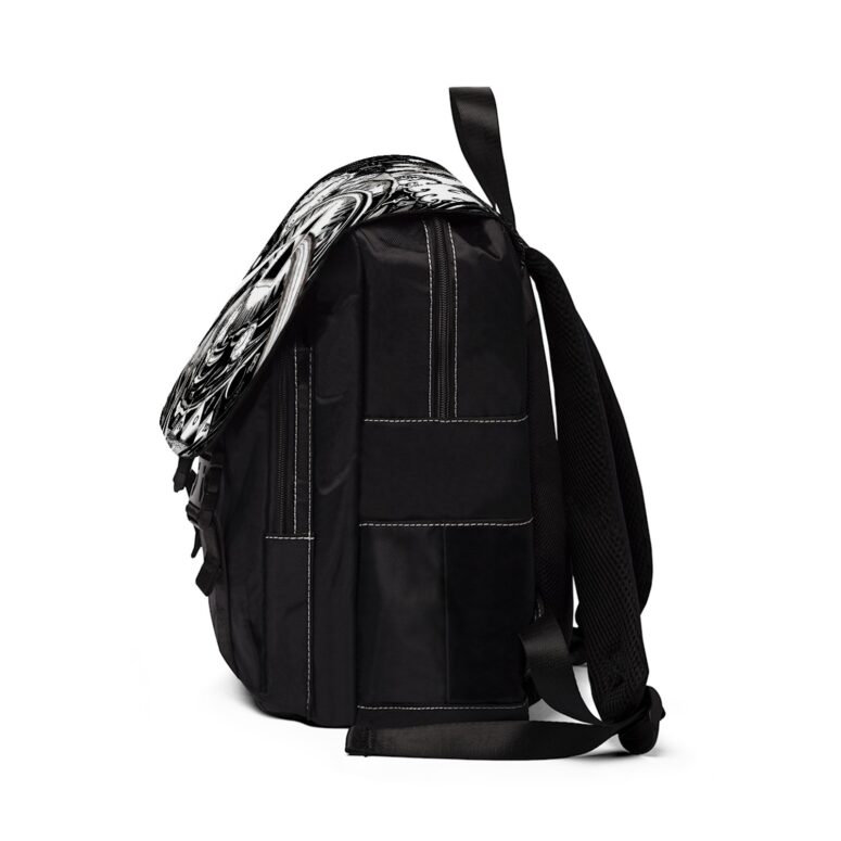 DSOTM Hand Draw Art Pink Floyd Black Shoulder Backpack DSOTM Hand Draw Art Pink Floyd Black Shoulder Backpack