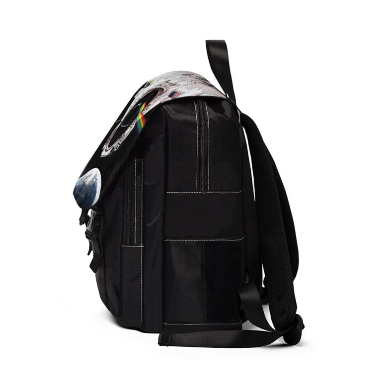 Dark Side Of The Moon Astronaut  Pink Floyd Black Shoulder Backpack