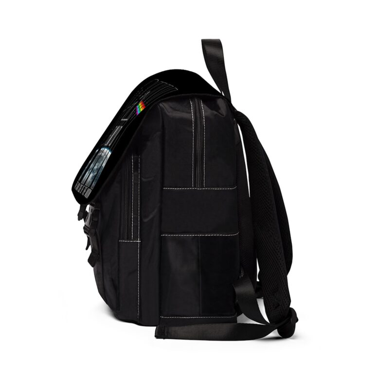 Dark Side Of The Moon Pink Floyd Rainbow Prism Black Shoulder Backpack Dark Side Of The Moon Pink Floyd Rainbow Prism Black Shoulder Backpack