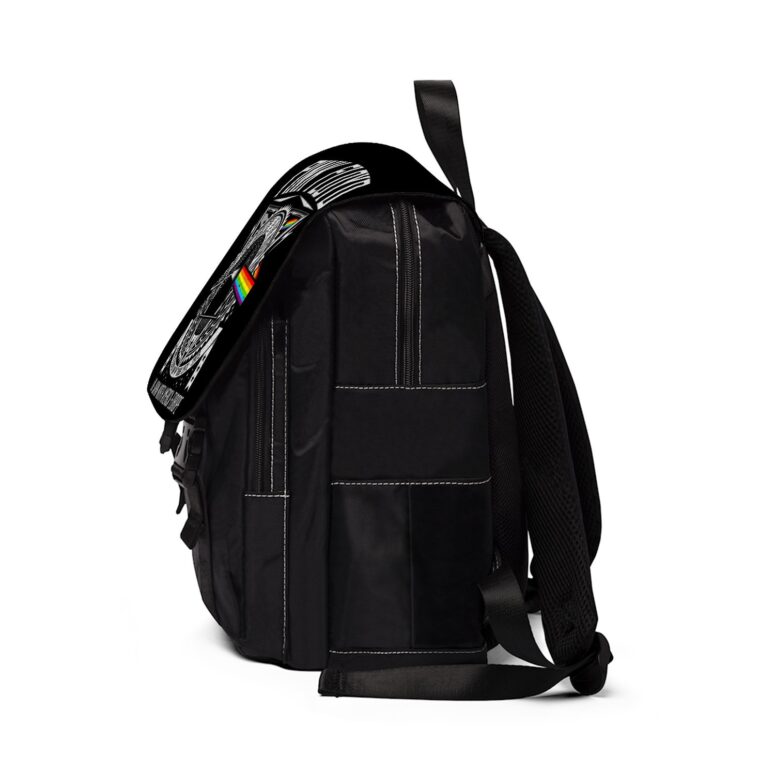 Dark Side Of The Moon Tour 1972 EMP Original Pink Floyd Black Shoulder Backpack Dark Side Of The Moon Tour 1972 EMP Original Pink Floyd Black Shoulder Backpack