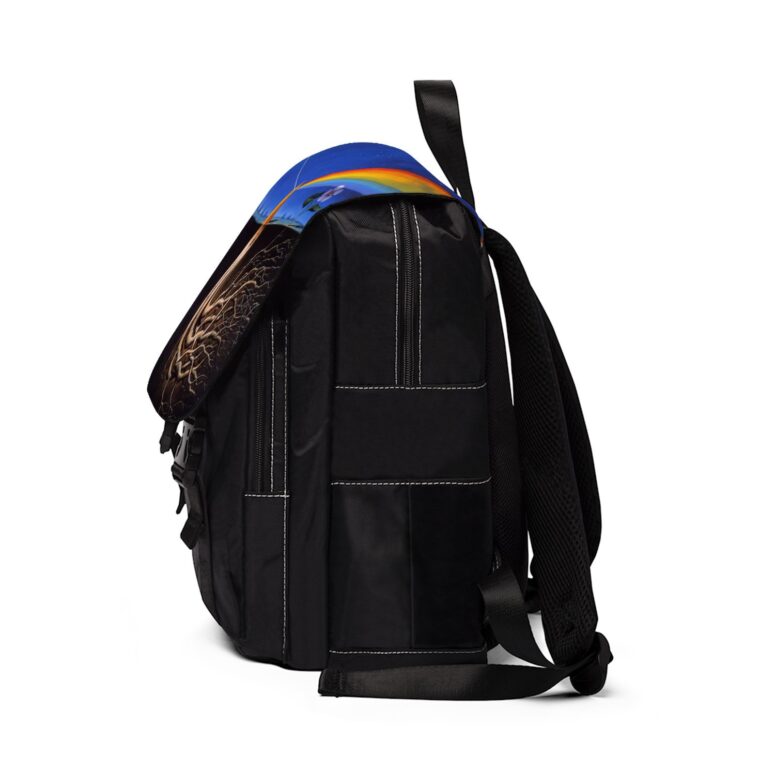 Dark Side Of the Root Art Pink Floyd Black Shoulder Backpack Dark Side Of the Root Art Pink Floyd Black Shoulder Backpack