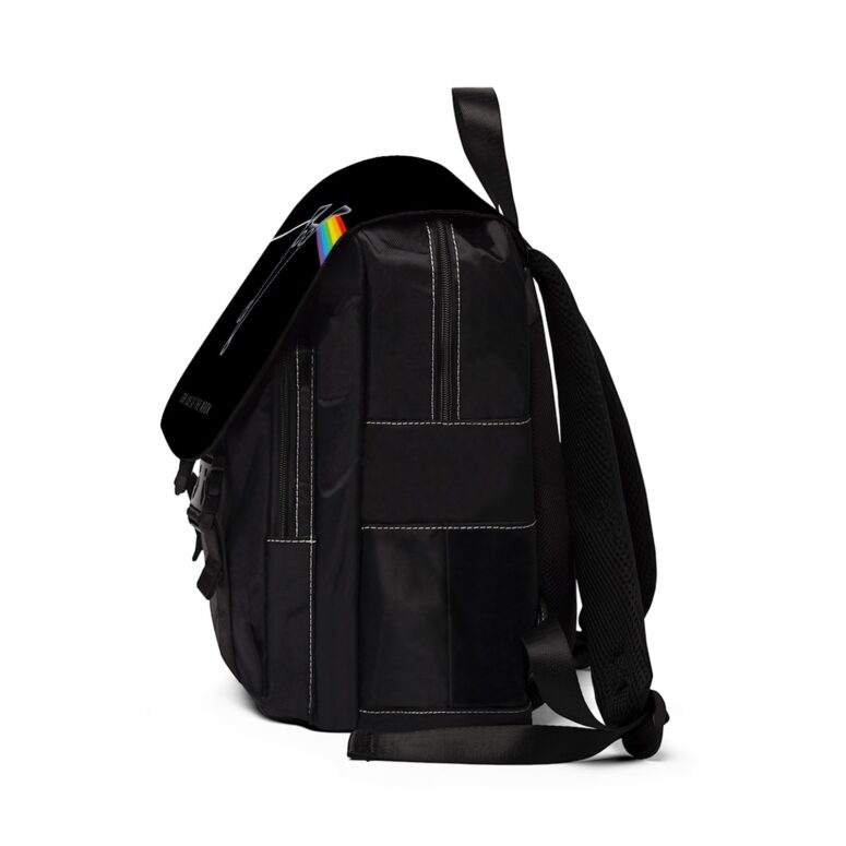 Derp Side of the Moon Dogs PF Pink Floyd Black Shoulder Backpack Derp Side of the Moon Dogs PF Pink Floyd Black Shoulder Backpack
