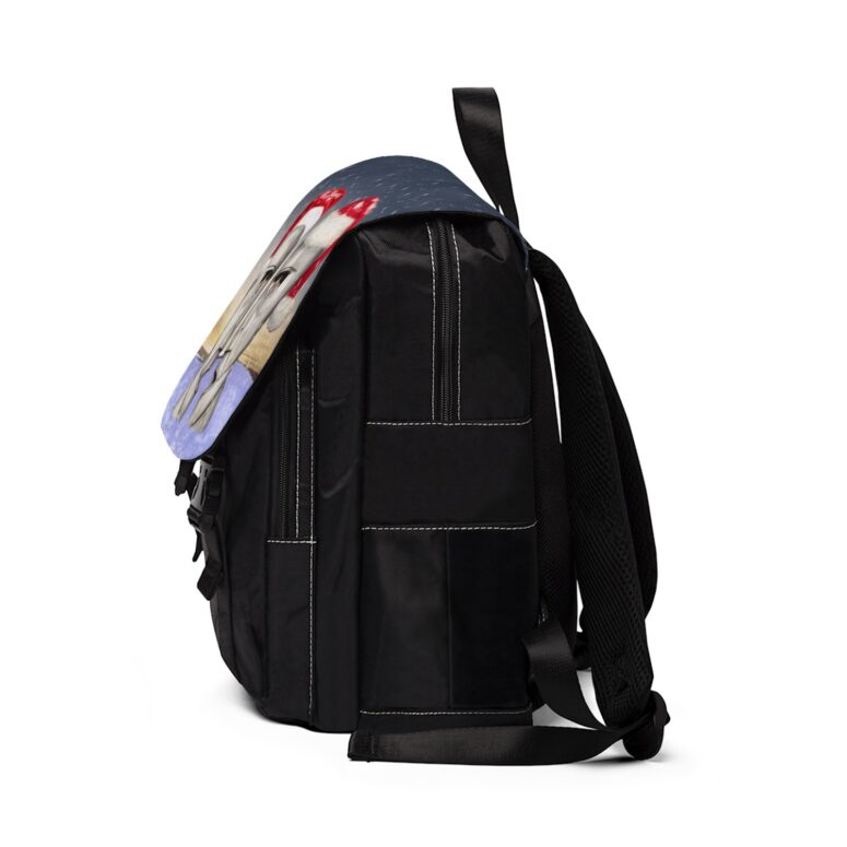 Pink Floyd Division Bell Xmas Black Shoulder Backpack Pink Floyd Division Bell Xmas Black Shoulder Backpack