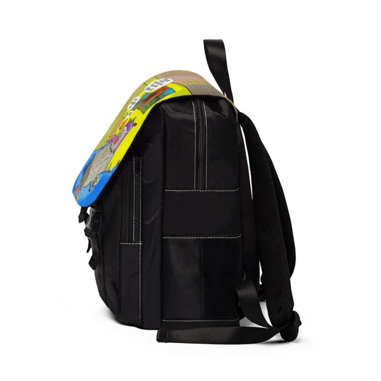 Fan Boy Wish Pink Floyd Black Shoulder Backpack Fan Boy Wish Pink Floyd Black Shoulder Backpack