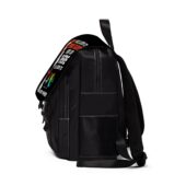 I Will Listen To Pinks Floyd Here or there Black Shoulder Backpack