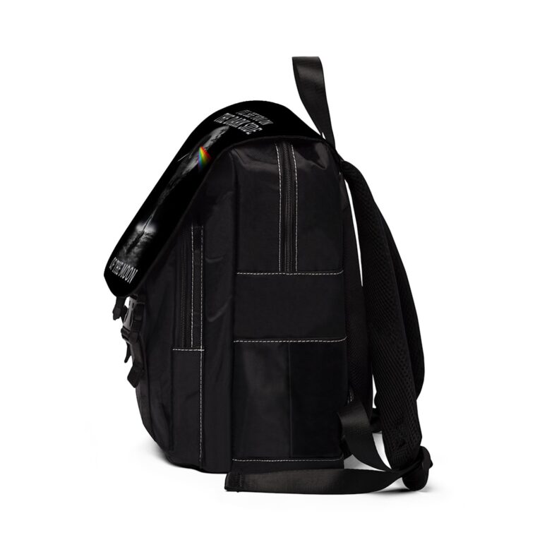 Ill See You On The Dark Side Of The Moon  Pink Floyd Black Shoulder Backpack