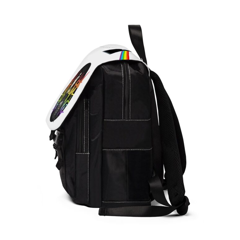 Osvaldo Ovalle Yop Art Pyramid Pink Floyd Black Shoulder Backpack Osvaldo Ovalle Yop Art Pyramid Pink Floyd Black Shoulder Backpack