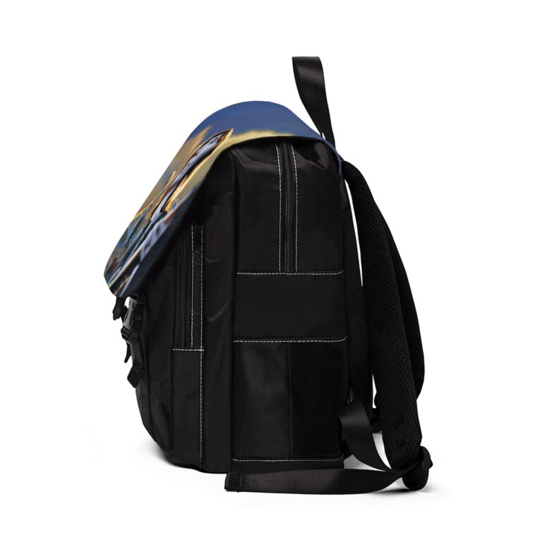 PF Rocker Roger Waters Album Cover Painting Pink Floyd Black Shoulder Backpack PF Rocker Roger Waters Album Cover Painting Pink Floyd Black Shoulder Backpack