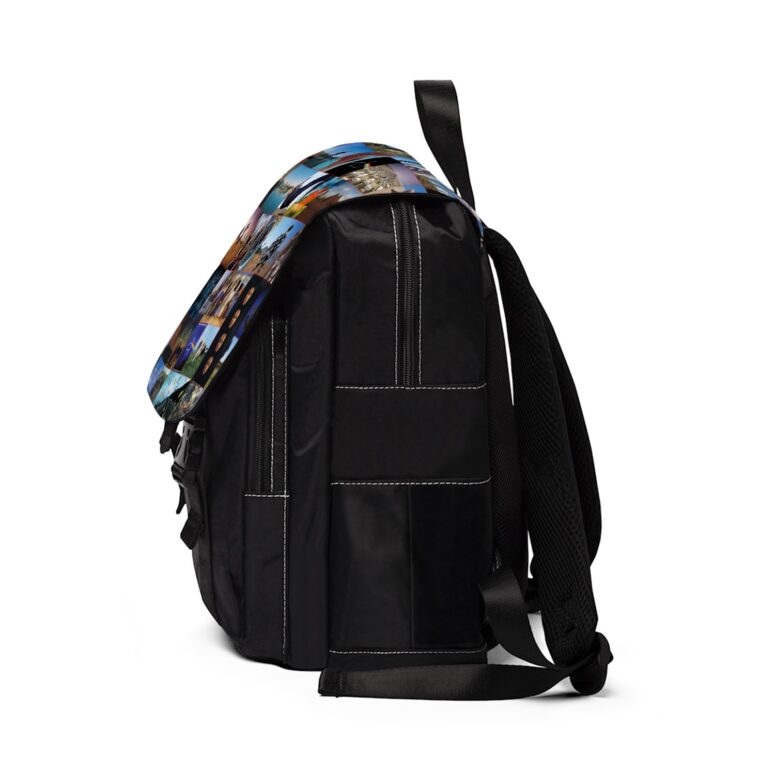 Pink Floyd 40th Anniversary 2007 Composite Photo Black Shoulder Backpack