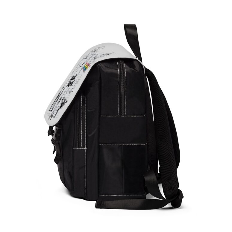 Pink Floyd Album Art Sketches Black Shoulder Backpack Pink Floyd Album Art Sketches Black Shoulder Backpack