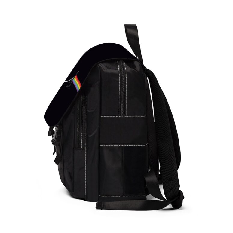 Pink Floyd Dark Side Of Moon Pixel Black Shoulder Backpack