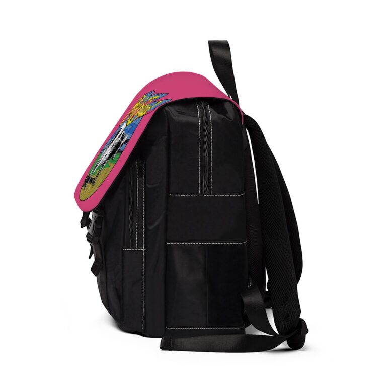 Pink Floyd Distant Bells Atom Heart Mother Shirt Black Shoulder Backpack