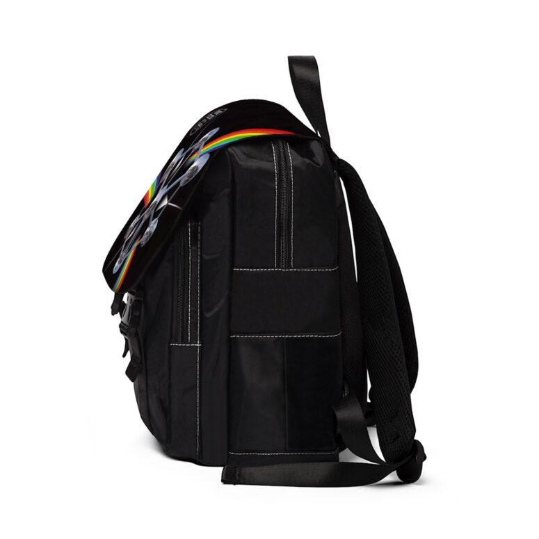 Pink Floyd Live In Brussels Black Shoulder Backpack Pink Floyd Live In Brussels Black Shoulder Backpack