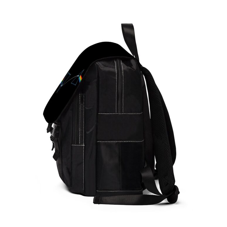 Pink Floyd Reverse Rainbow Black Shoulder Backpack Pink Floyd Reverse Rainbow Black Shoulder Backpack