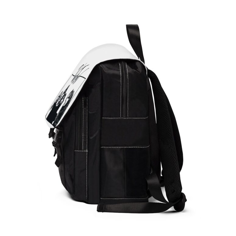 Pink Floyd Vintage Rock Band Black White Black Shoulder Backpack