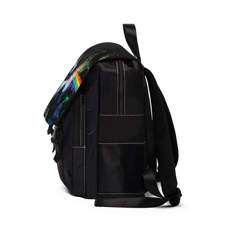 Pink Tear Drop Art Pink Floyd Black Shoulder Backpack Pink Tear Drop Art Pink Floyd Black Shoulder Backpack
